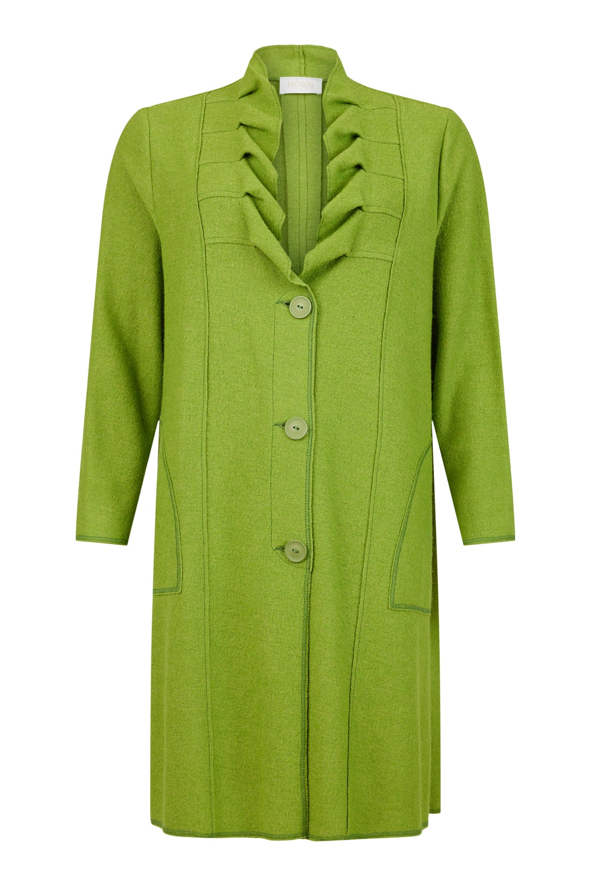 NOEN BOILED WOOL JACKET GREEN