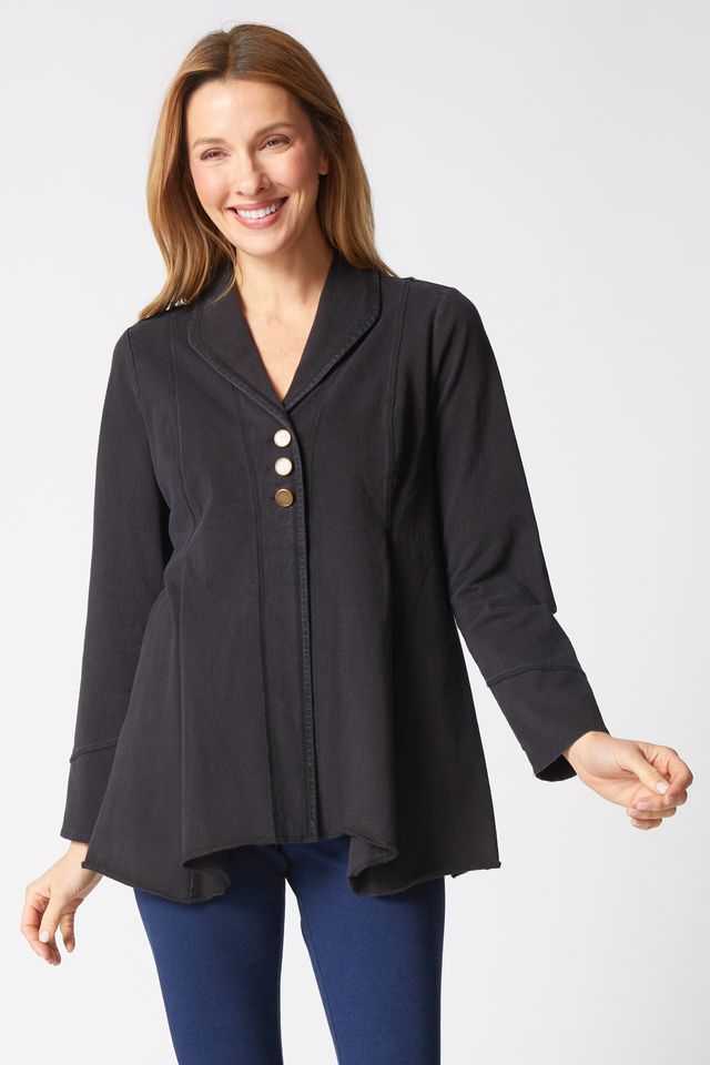 HABITAT CLOTHES- SWING BACK JACKET- DENIM - H31528