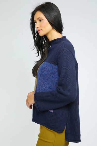 HABITAT CLOTHES - BY OLIVIA- SWEATER-NAVY -L621774