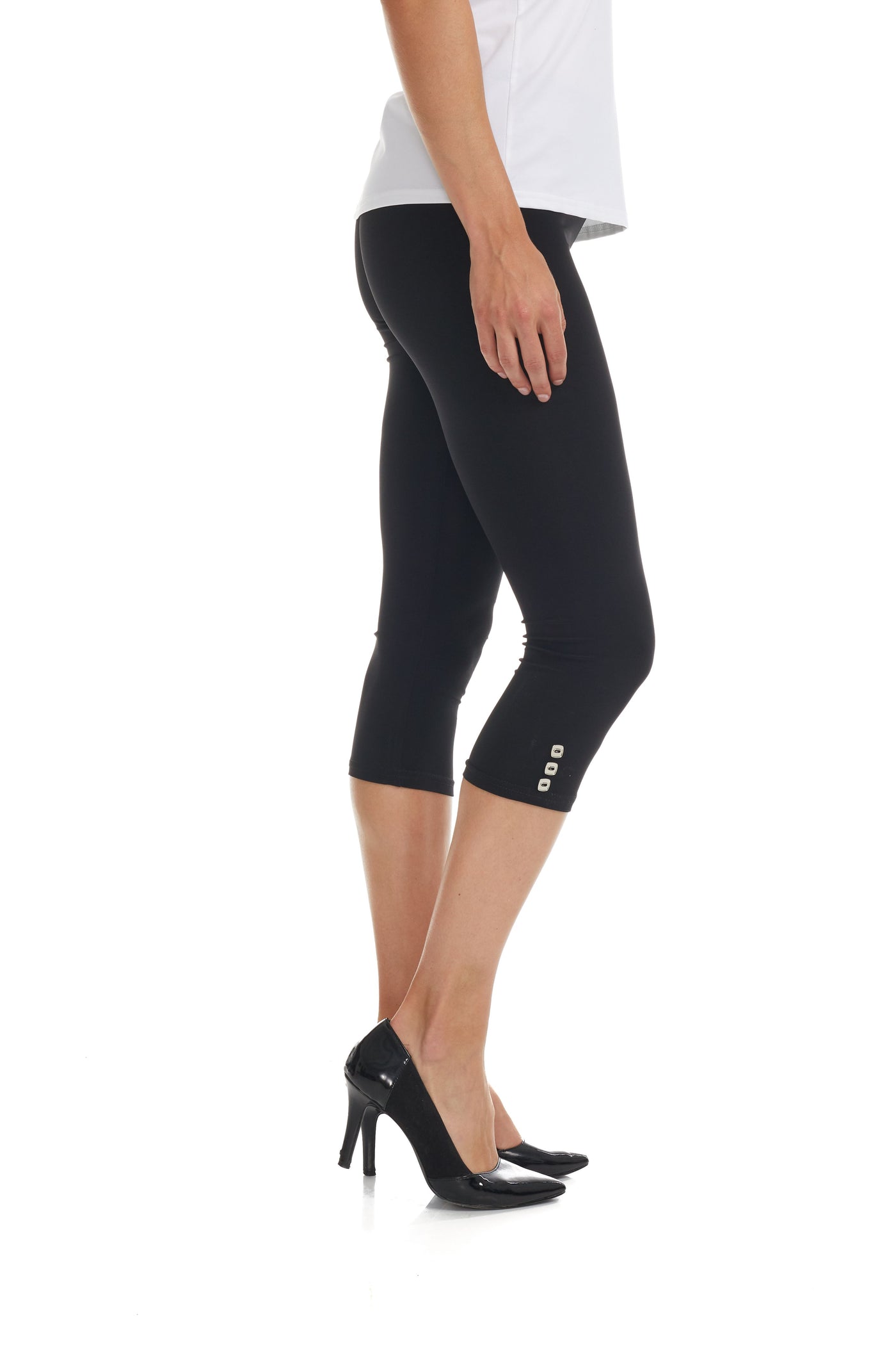 TRAVEL EZZE PEDAL PUSHER PANTS BLACK