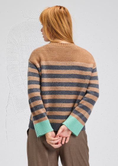 ZAKET & PLOVER - FAIRSLE SWEATER - GOOSE MIX -ZP7501U