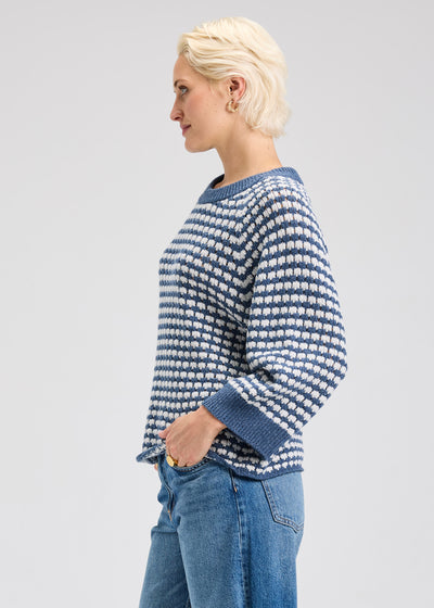 ZAKET & PLOVER - TEXTURE SWEATER - DENIM-ZP7503U