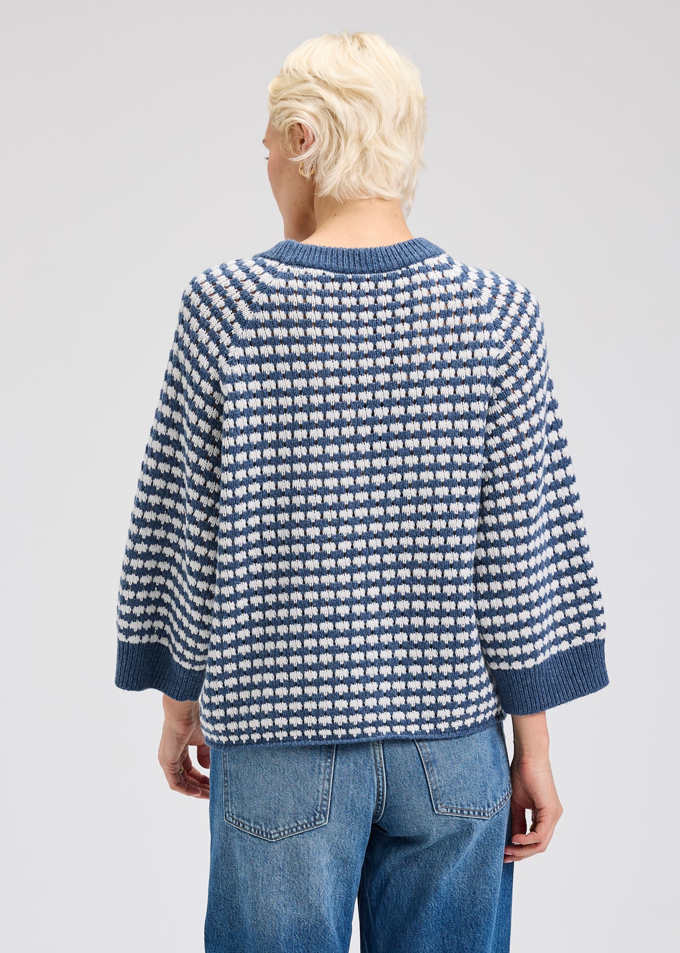ZAKET & PLOVER - TEXTURE SWEATER - DENIM-ZP7503U