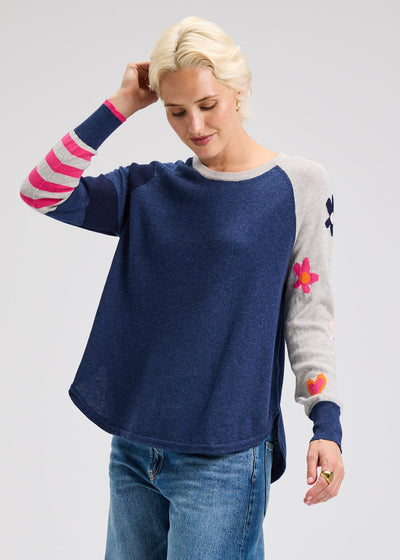 ZAKET & PLOVER – MY HAPPY SWEATER – DENIM – ZP7541U