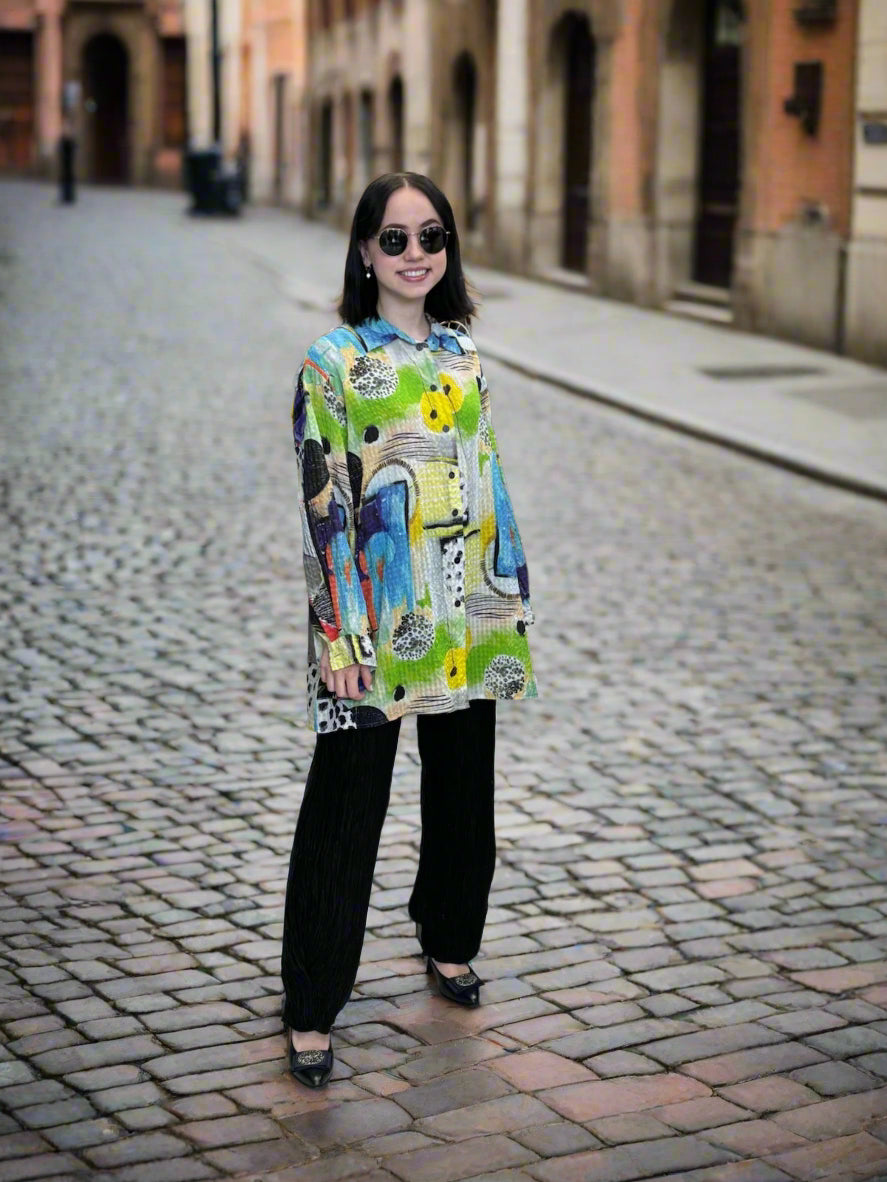 GRIZAS SILK COTTON SHIRT