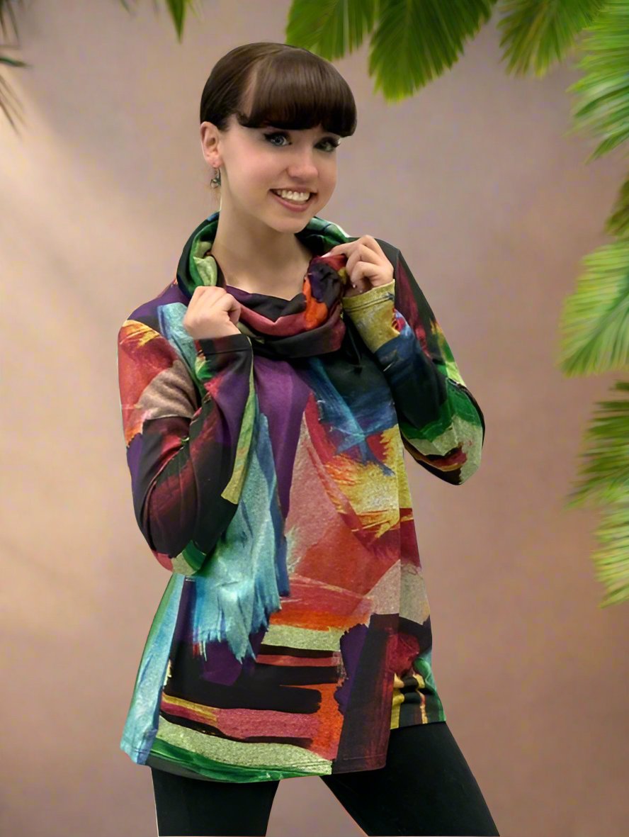 CASUAL TOP - PURE ESSENCE MULTI COLOUR TOP